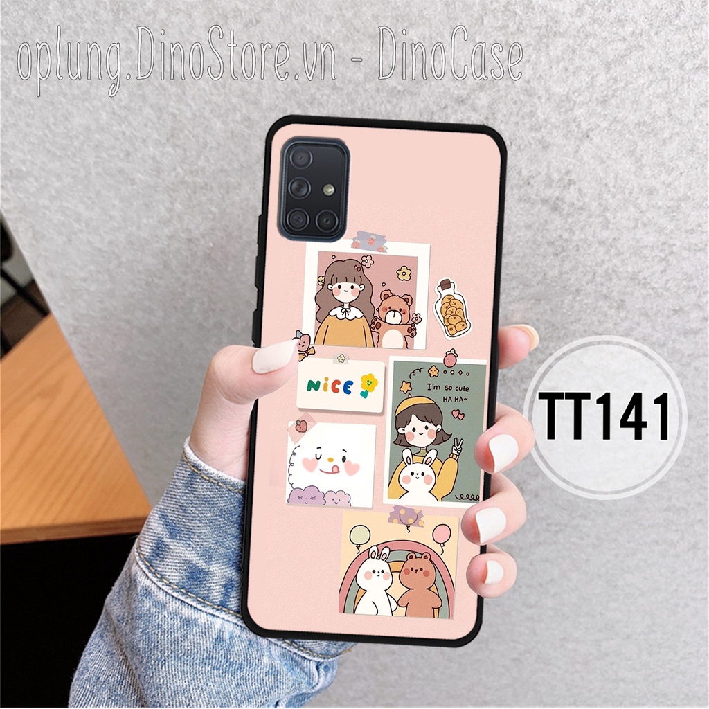 Ốp Samsung A31 / A51 - Samsung A71 - Samsung M51 - Ốp lưng bảo vệ camera chống bám bẩn phong cách vintage nhẹ nhàng.