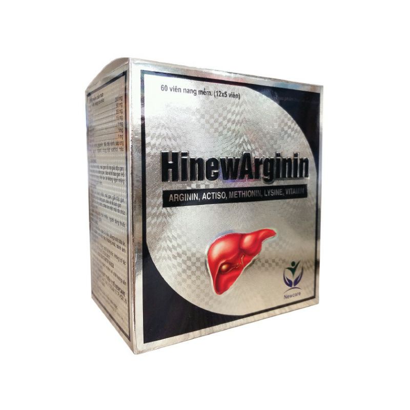 HinewArginin Viên Uống Tăng Cường Chức Năng, Bổ Gan Hộp 60 viên