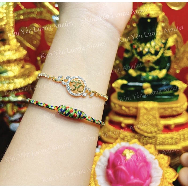 🎀 VÒNG CHỮ OM CHÙA WATTRAIMIT THÁI LAN 🎀