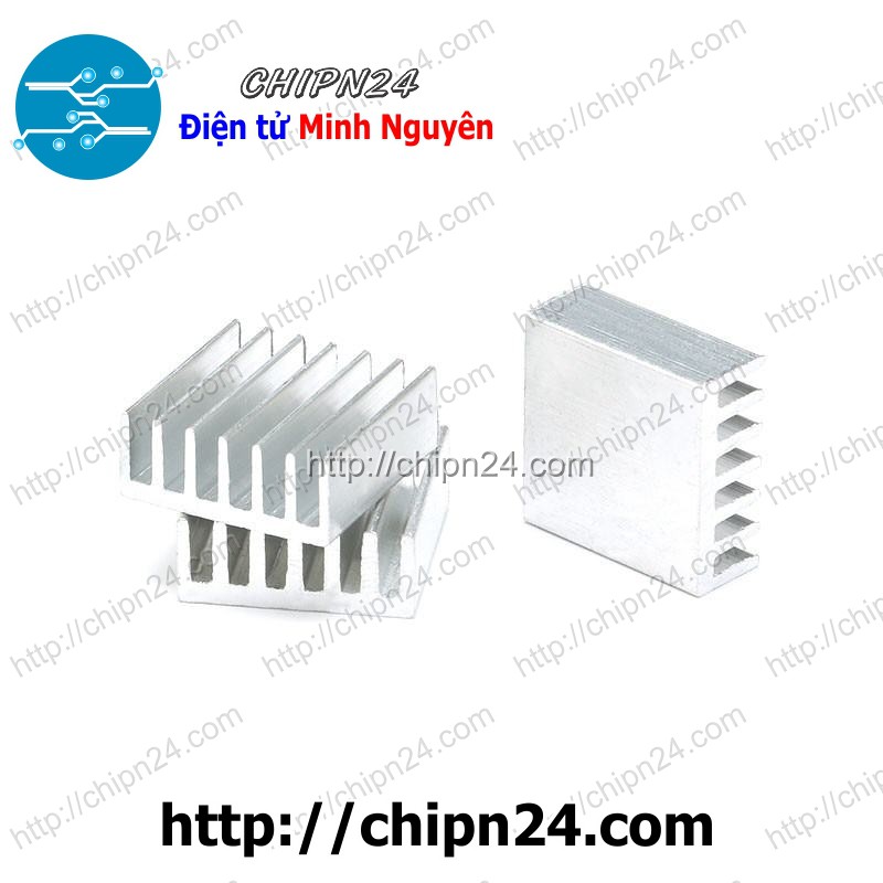 [2 CÁI] Tản nhiệt TN23 14x14x6MM TRẮNG