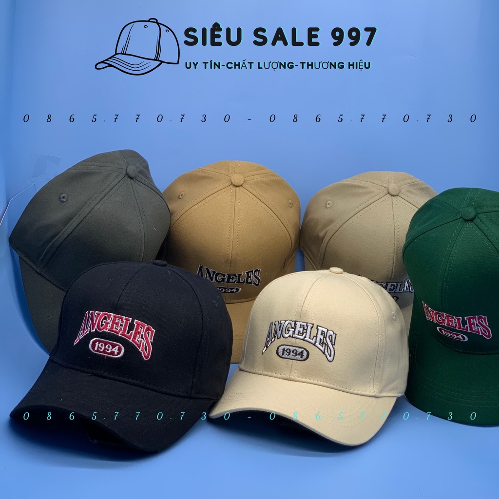 NÓN KẾT NAM NỮ THÊU ANGELES 1994 MẪU MỠI HOT THỜI TRANG SIÊU ĐẸP UNISEX FORM ĐẸP