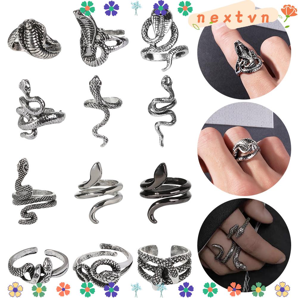 Nhẫn Dạng Mở Hình Rắn Độc Đáo