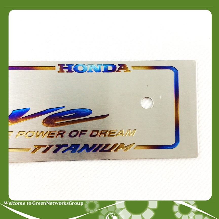 Bảng tên Titan xe WAVE không bay màu trang trí xe máy Greennetworks
