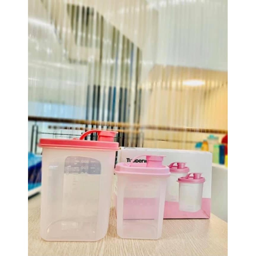 Tupperware bộ bình nước Slim line pitcher 350ml / 1L / 2L
