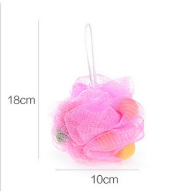 Bông tắm size 10*10cm (18cm tính cả chiều dài dây)Duashop
