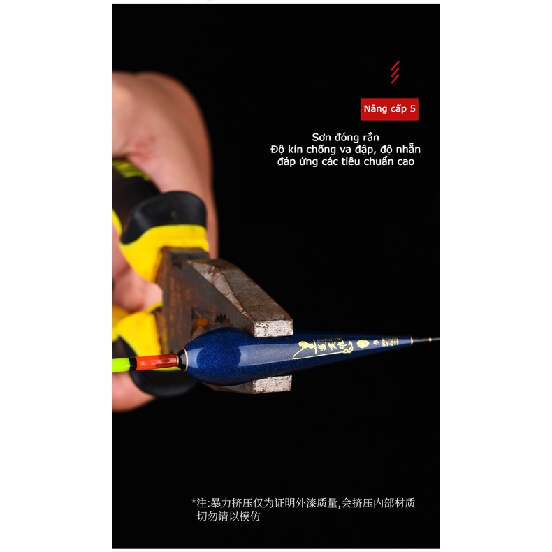 Phao câu đài nano KY 12 cao cấp, siêu nhạy . Phao câu đài cao cấp. Tăm dày đậm. Phao câu đơn.