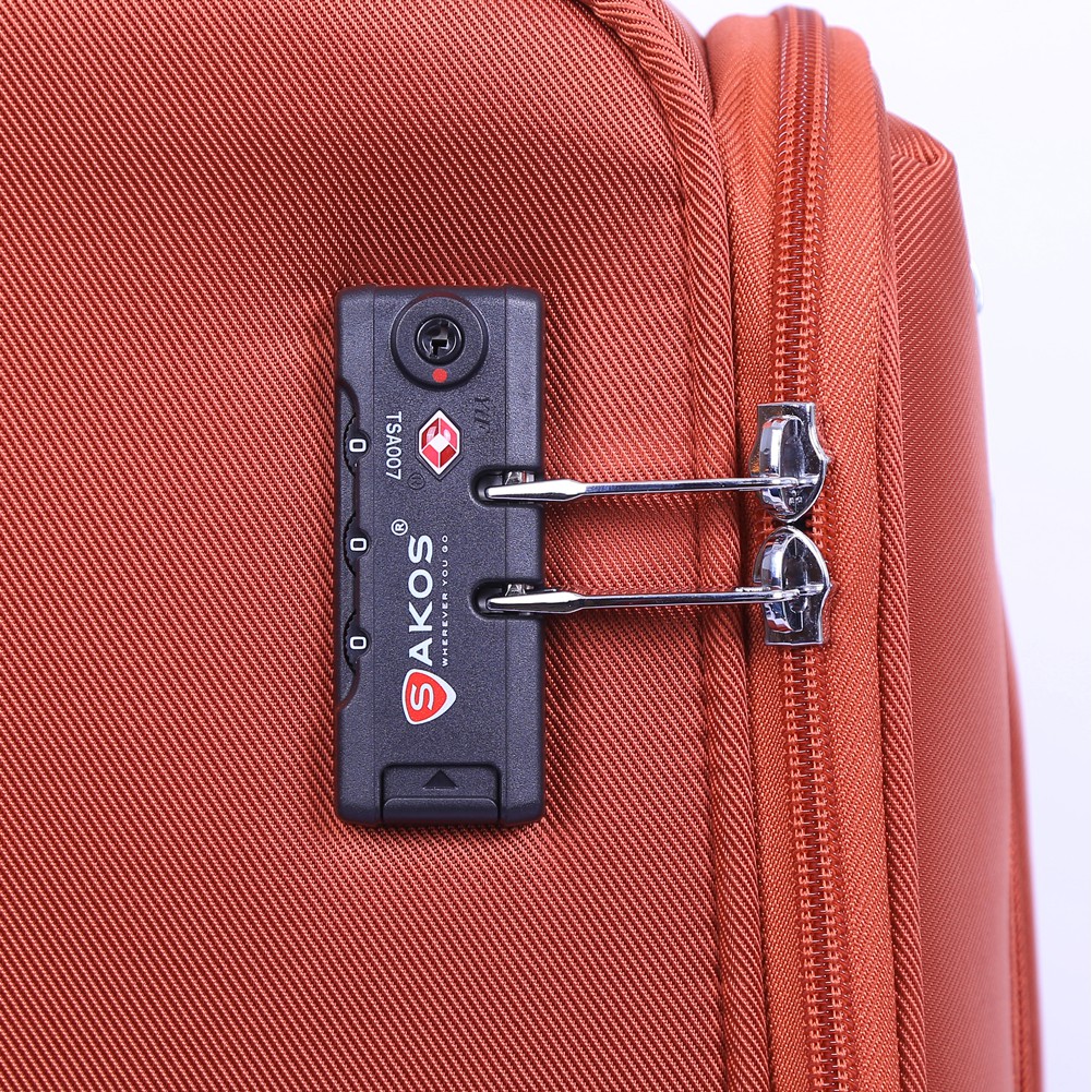 Vali Kéo Vải Du Lịch SAKOS NEO PILOTTE 5 - Size S / Xách Tay  - Khóa TSA - Chống Thấm, Trượt Nước