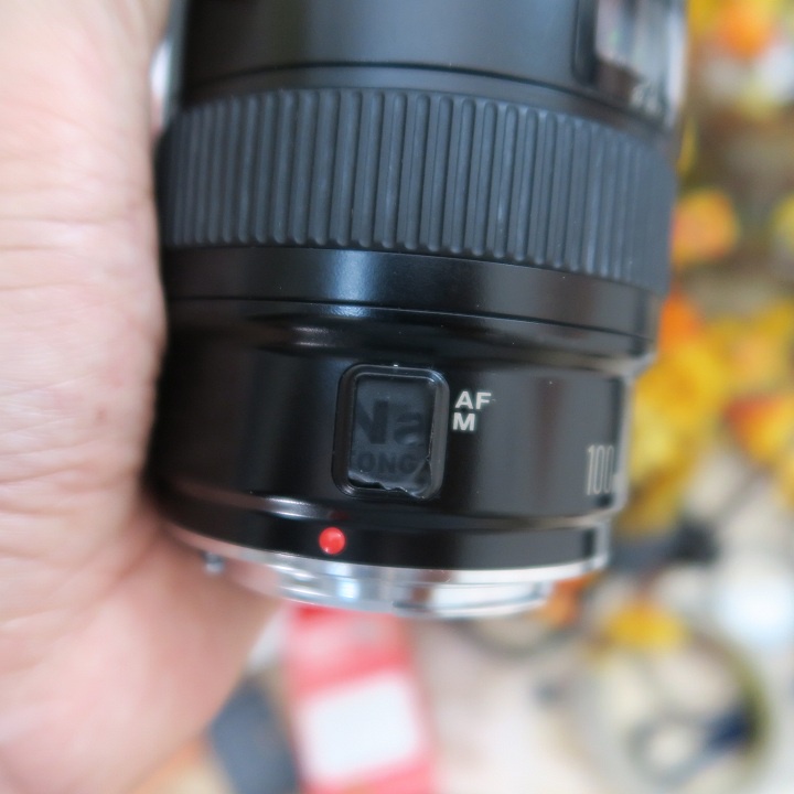 Ống kính Canon 100f2.8 Macro chuyên chụp chân dung và sản phẩm