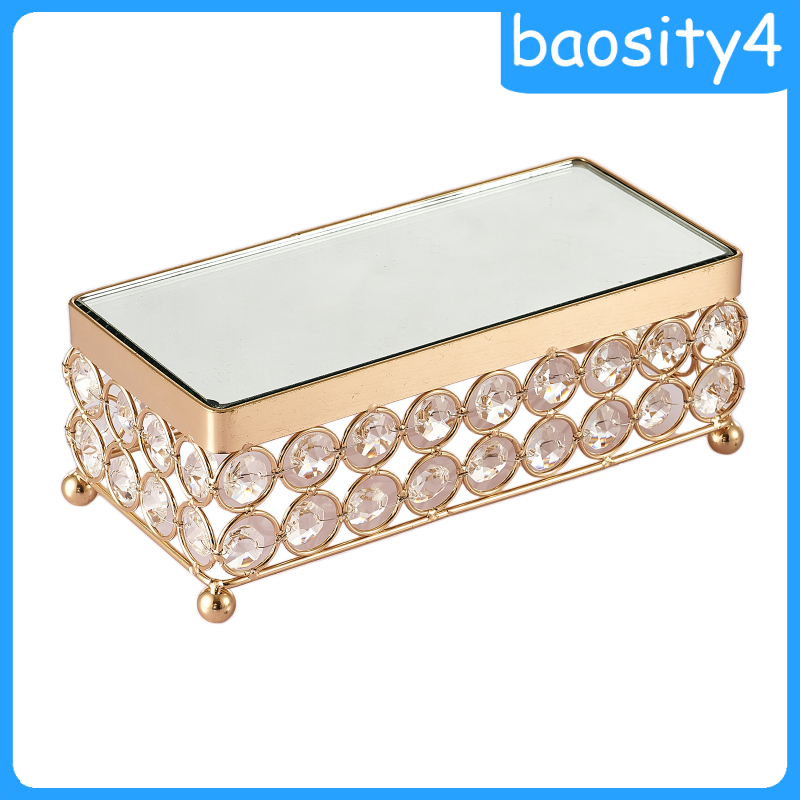 Bộ 4 Đế Đựng Bánh Bằng Pha Lê Phong Cách Châu Âu