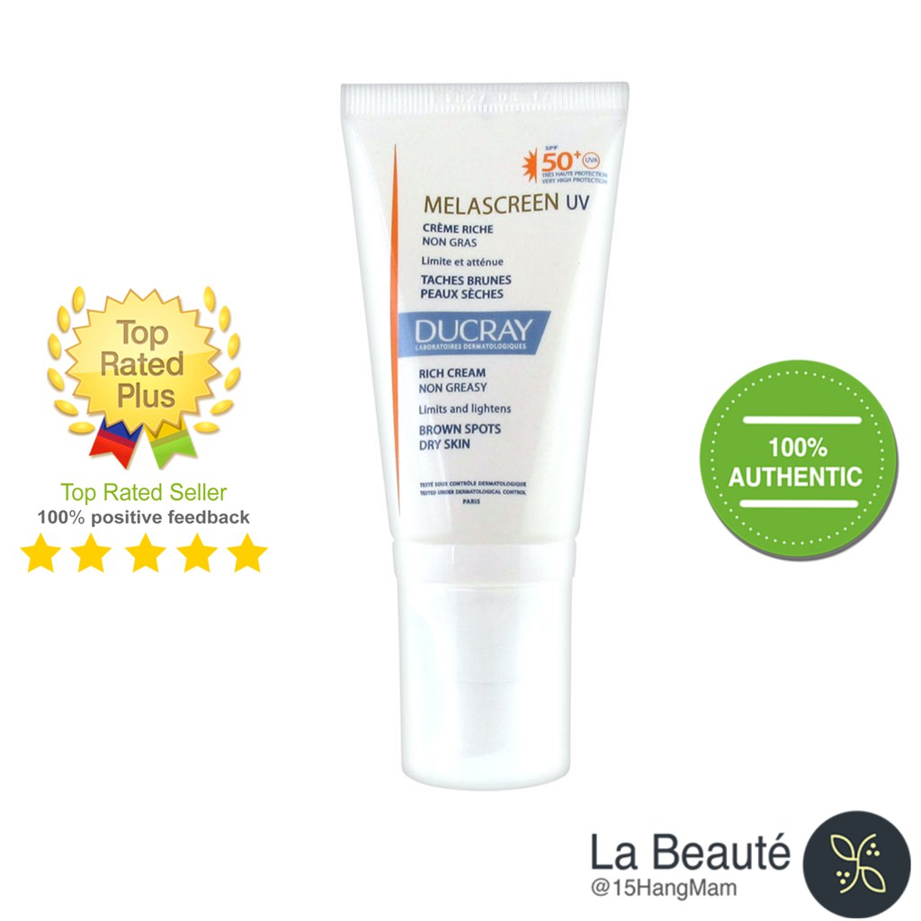 Ducray Melascreen UV Light Cream SPF50 - Kem Chống Nắng Giảm Nám 40ml