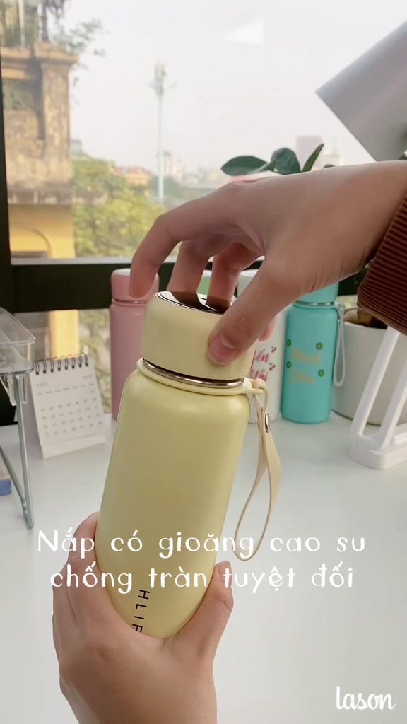 Bình nước giữ nhiệt Lason hiển thị nhiệt độ Hlife 380ml BN-GN00522 | BigBuy360 - bigbuy360.vn