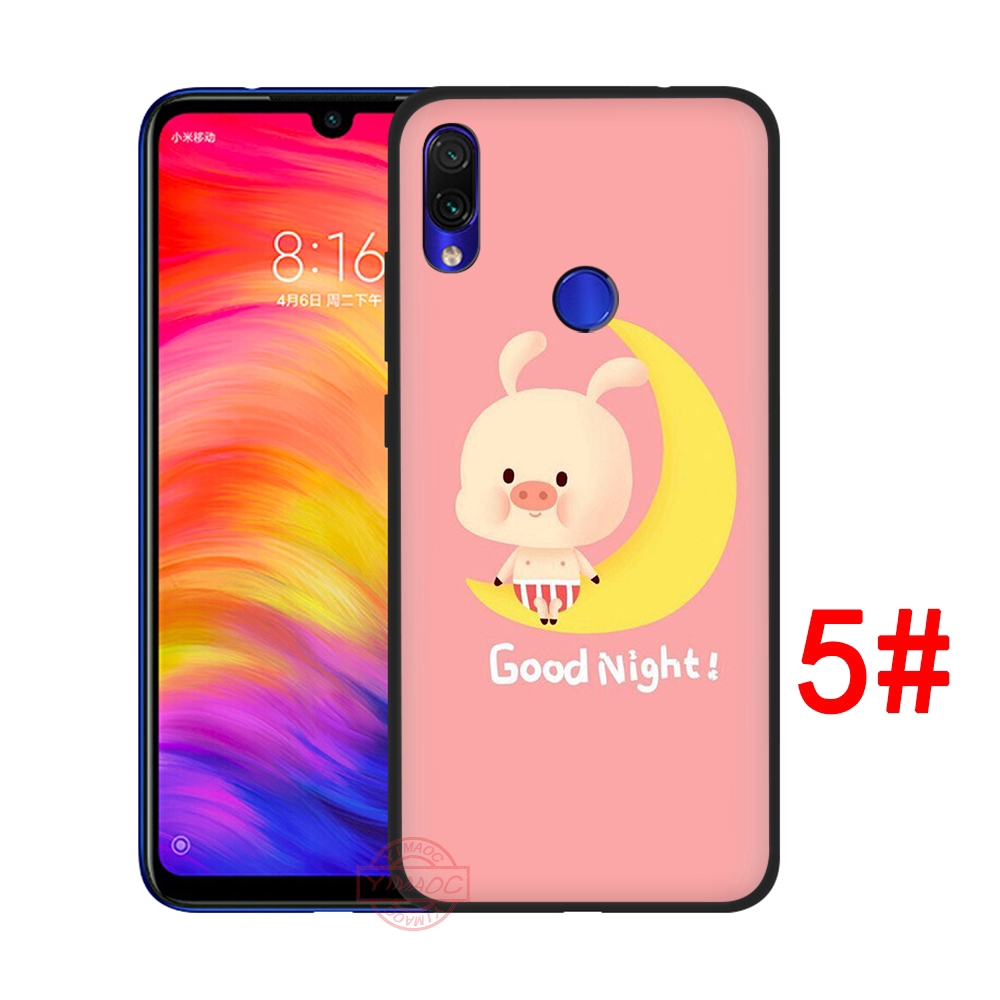 Ốp điện thoại in hình heo con cho Redmi Note 5A Prime 5 Pro 6 Pro 7 Pro 4X 6A S2