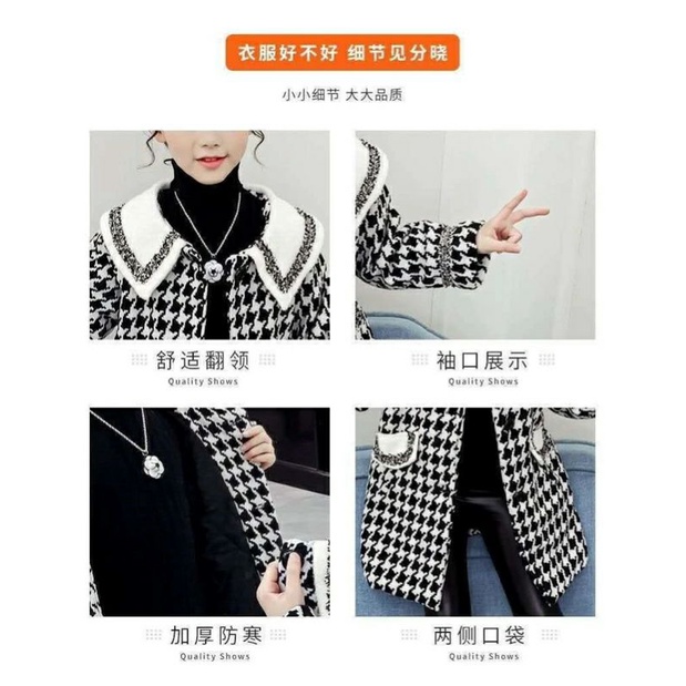 Áo dạ bé gái sz đại 40kg hàng Quảng Châu