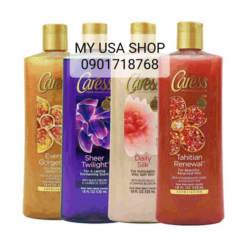 Đủ mùi Sữa tắm Caress❤Sữa tắm dưỡng da hương nước hoa Caress 532ml của Mỹ | BigBuy360 - bigbuy360.vn
