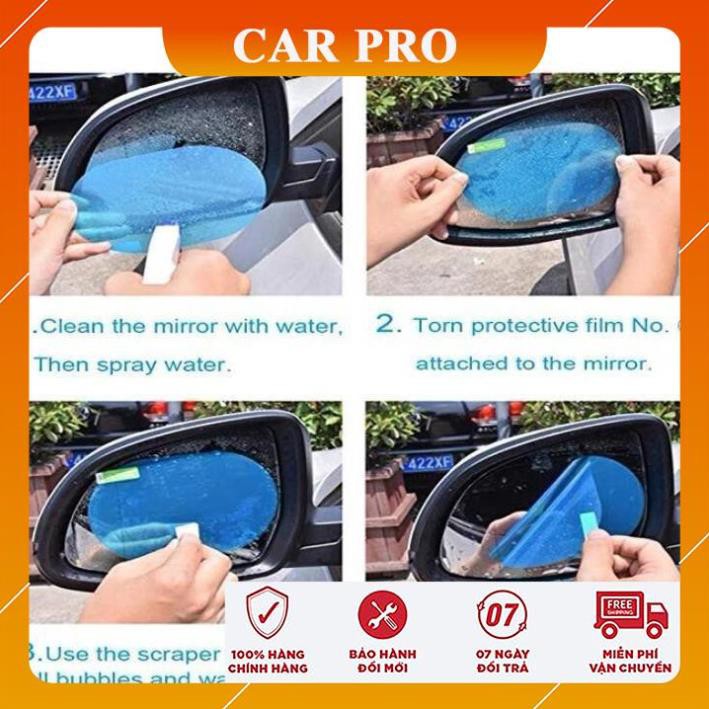 Bộ 2 miếng dán gương ô tô chống bám nước bộ 2 miếng - CAR PRO