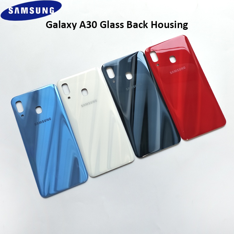 Nắp Lưng Điện Thoại Bằng Kính Thay Thế Chuyên Dụng Cho Samsung Galaxy A30 A305 A305F Sm-A305F 3d