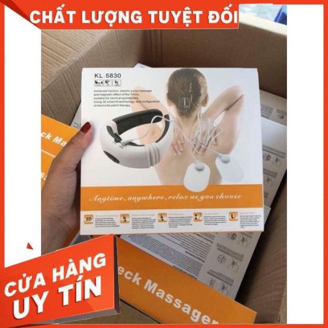 Máy massage cổ vai gáy bằng xung điện làm giảm đau mỏi , chăm sóc sức khỏe