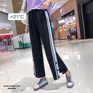 Quần umi xẻ gấu 3 cúc - hđ
