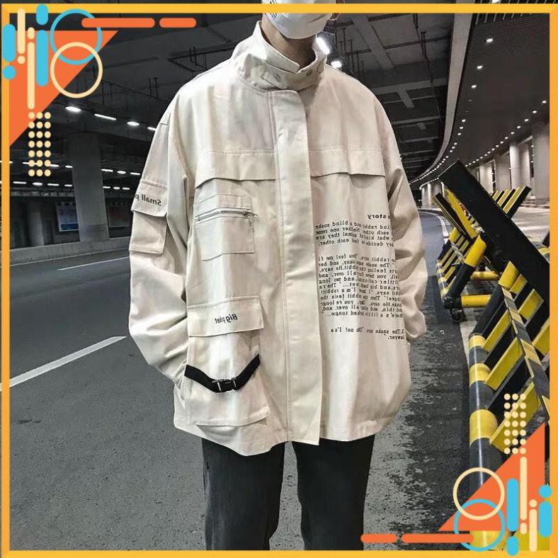[FreeShip] ÁO KHOÁC KAKI -ÁO KAKI POCKET HỘP , KHOÁC KAKI IN CHỮ CÓ BIGSIZE NK*** | BigBuy360 - bigbuy360.vn
