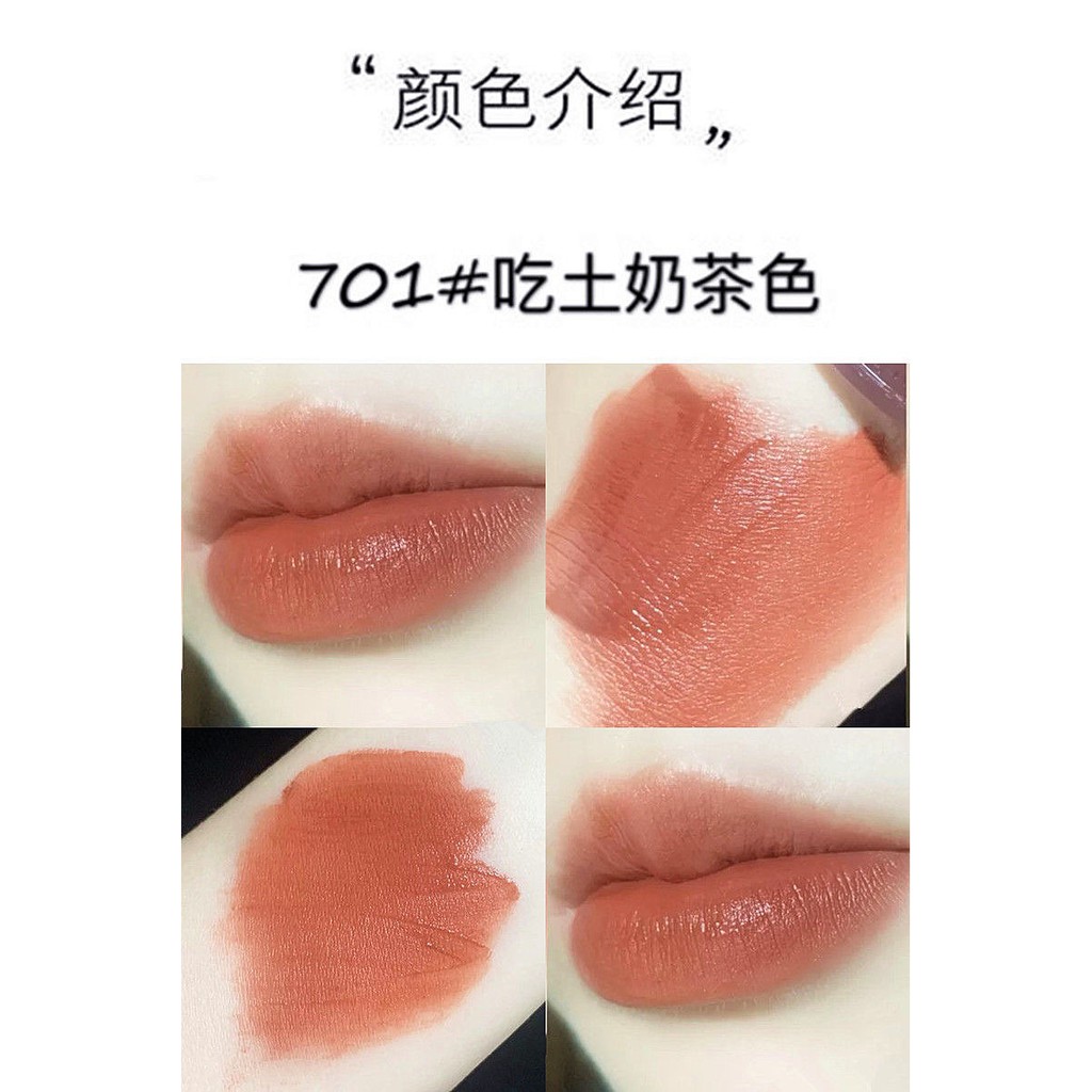 Son kem lì ống nhỏ màu trắng trà sữa/hồng đào nhung mịn phù hợp cho học sinh/sinh viên