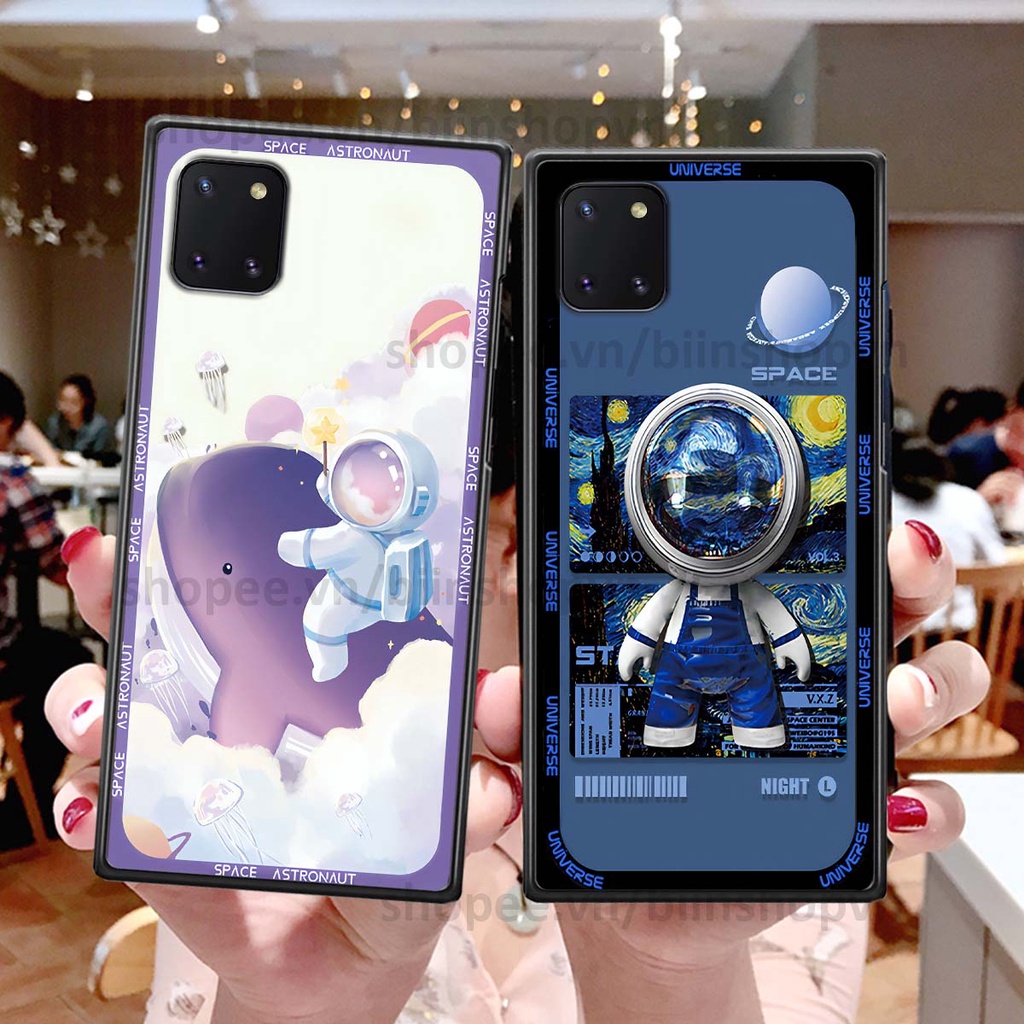 Ốp Samsung Note 10 Lite phi hành gia vũ trụ space.x siêu đẹp, thời trang