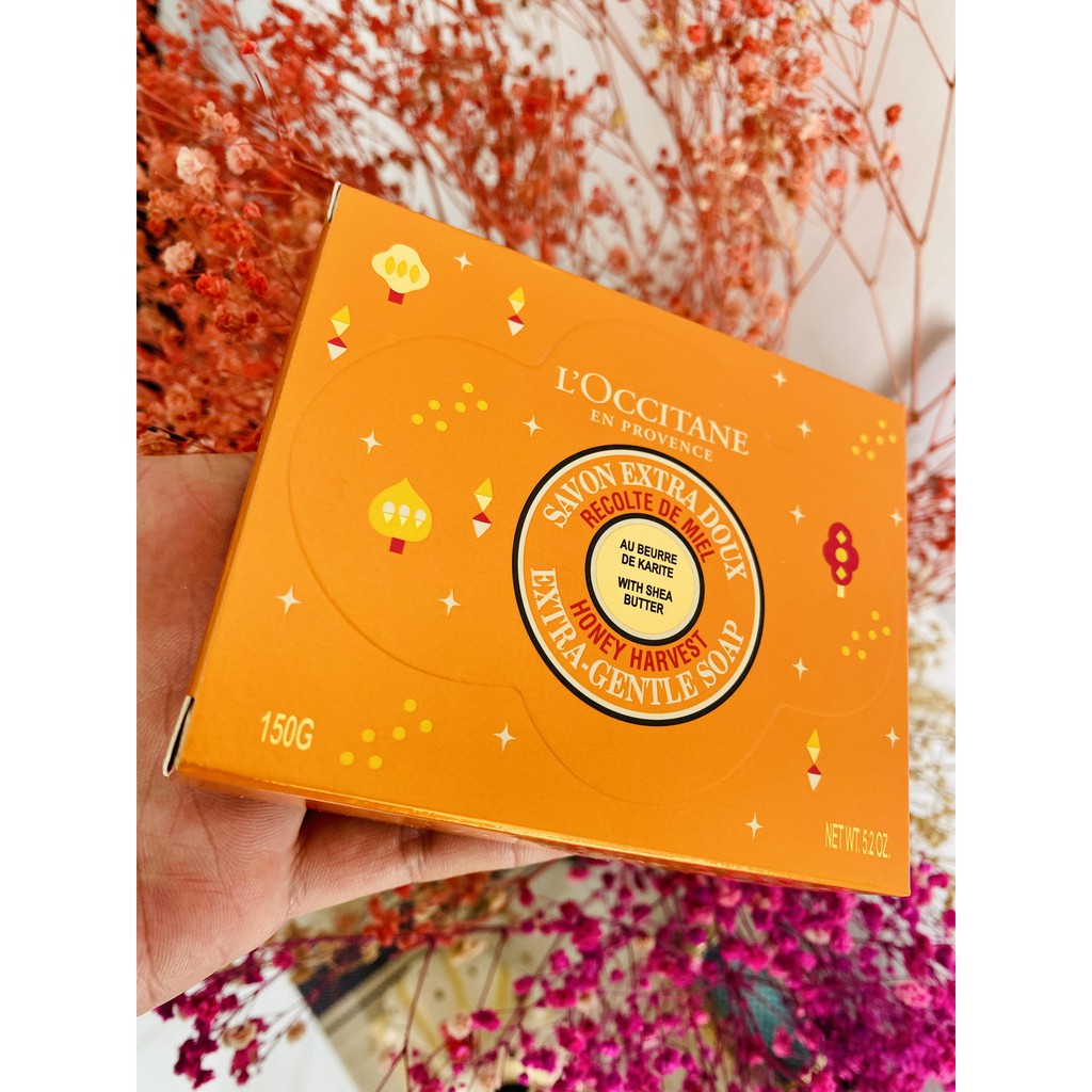 [BILL US/FR] L'Occitane Xà Phòng Mật Ong Bơ Đậu Mỡ Shea Butter Honey Harvest 150g