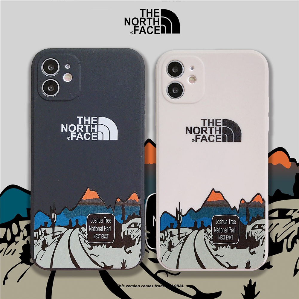 Ốp điện thoại dẻo in chữ The North Face cho iPhone 11 12 Mini / Pro / Max / X XR Xs Max