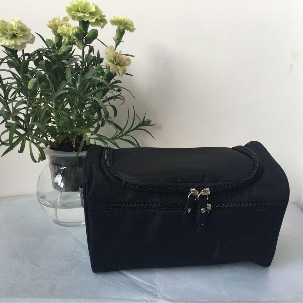 OCEANMAP Túi Đựng Mỹ Phẩm Chống Thấm Nước Màu Trơn Đơn Giản Thời Trang Retro