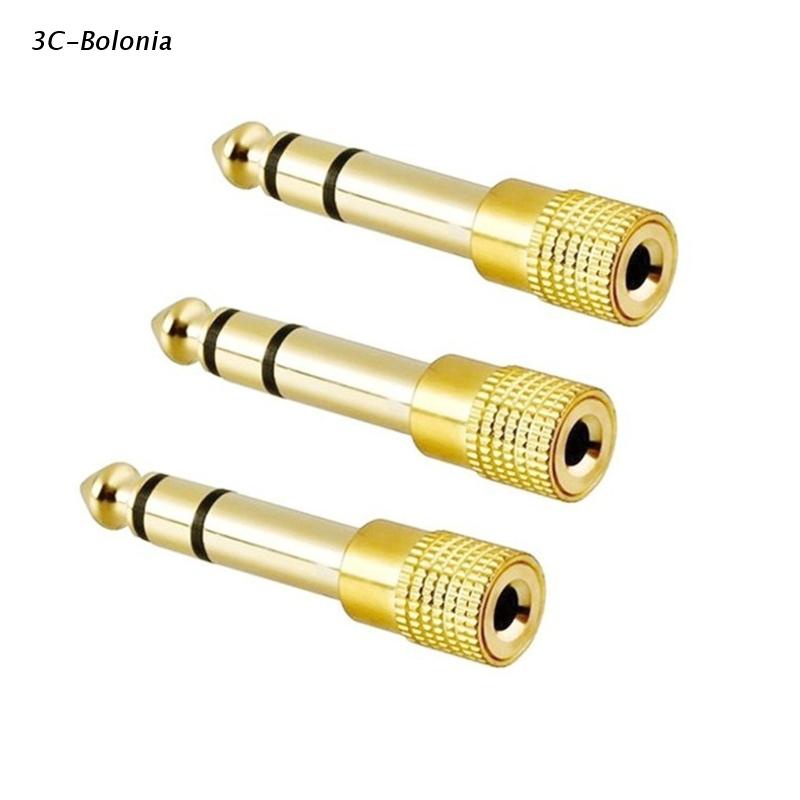 Đầu chuyển đổi âm thanh từ đầu cắm 6.5mm sang ổ cắm 3.5mm