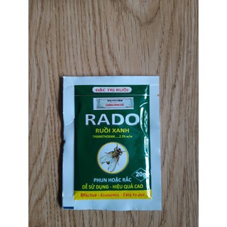 Thuốc diệt ruồi xanh rado ( combo 3 gói )