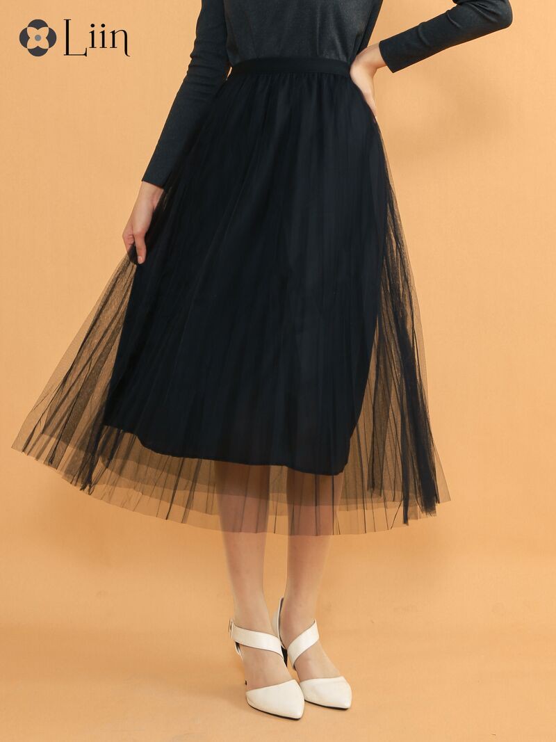 Chân xòe nữ 2 lớp Linbi đủ màu, đủ size, chất liệu voan cao cấp cực đẹp, xinh xắn, sành điệu Liin clothing J4104 | BigBuy360 - bigbuy360.vn