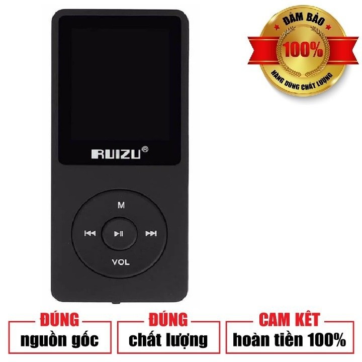 [MÃ 44ELSALE2 GIẢM 7% ĐƠN 300K] [HÀNG CHÍNH HÃNG] MÁY NGHE NHẠC LOSSLESS RUIZU X02 BẢN 8GB KÈM THẺ NHỚ 8GB