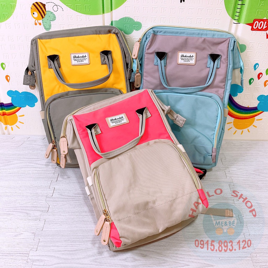 Balo bỉm sữa cho mẹ Dokoclub ( 42x21x28 )
