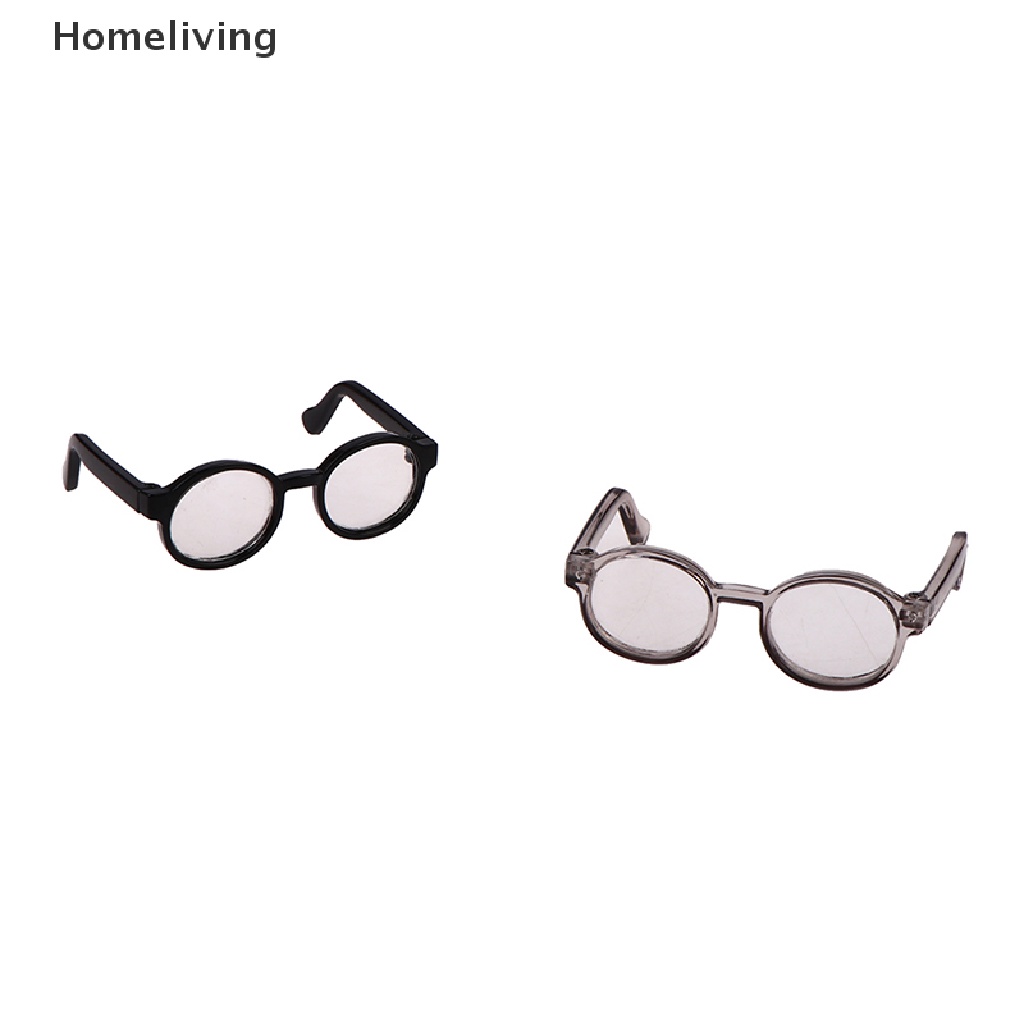 Mắt Kính Gọng Tròn 6.5 / 9.5cm Cho Búp Bê