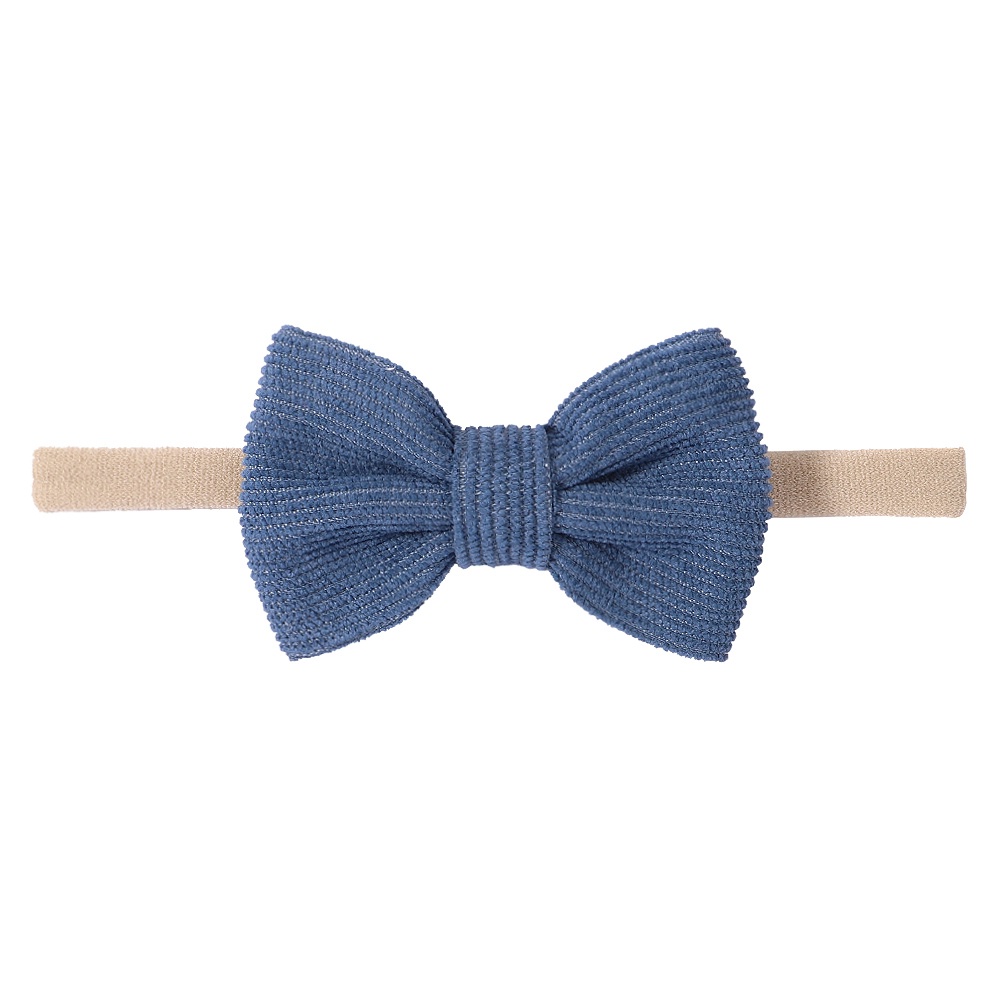 Dây buộc tóc KIDSBOWS phối nơ màu trơn xinh xắn cho bé gái