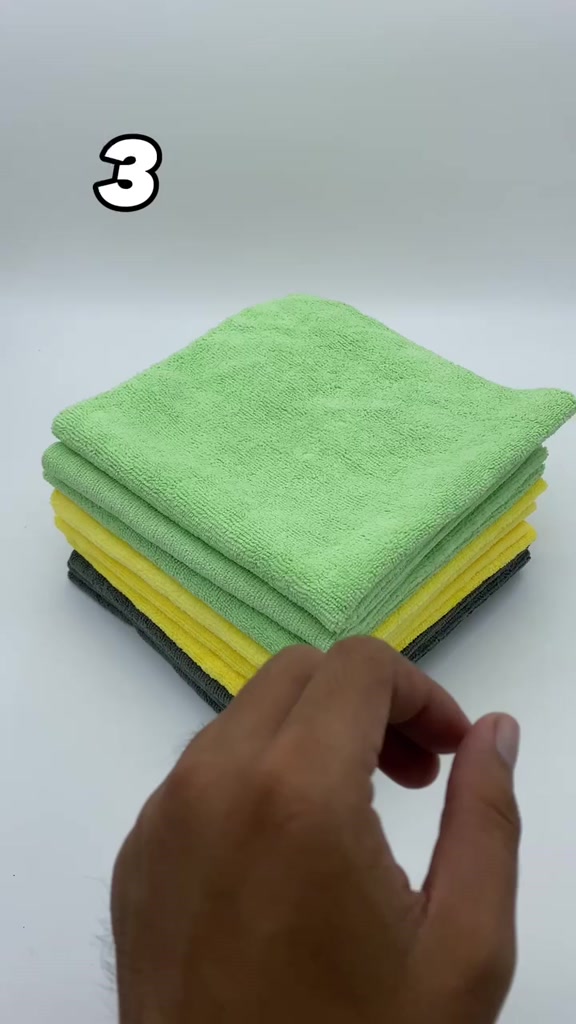 Khăn lau detailing: xi đánh bóng, ceramic, nội thất, wax,sealant 40x40cm không viền EDGELESS  Lotaco | BigBuy360 - bigbuy360.vn