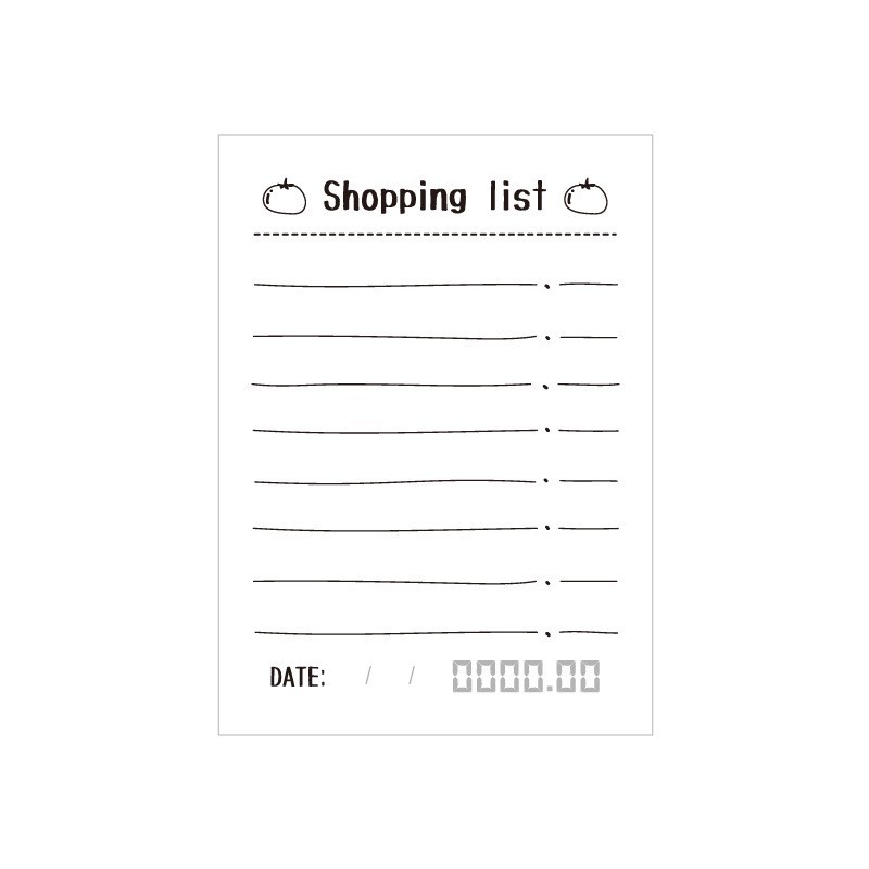 Bộ 50 giấy ghi chú Have a good life notepad lập kế hoạch planner | BNM125