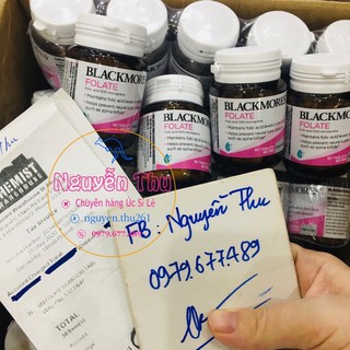 Viên Uống Bổ Sung Axit Folic Blackmores Folate 90 viên - Xuất xứ Úc