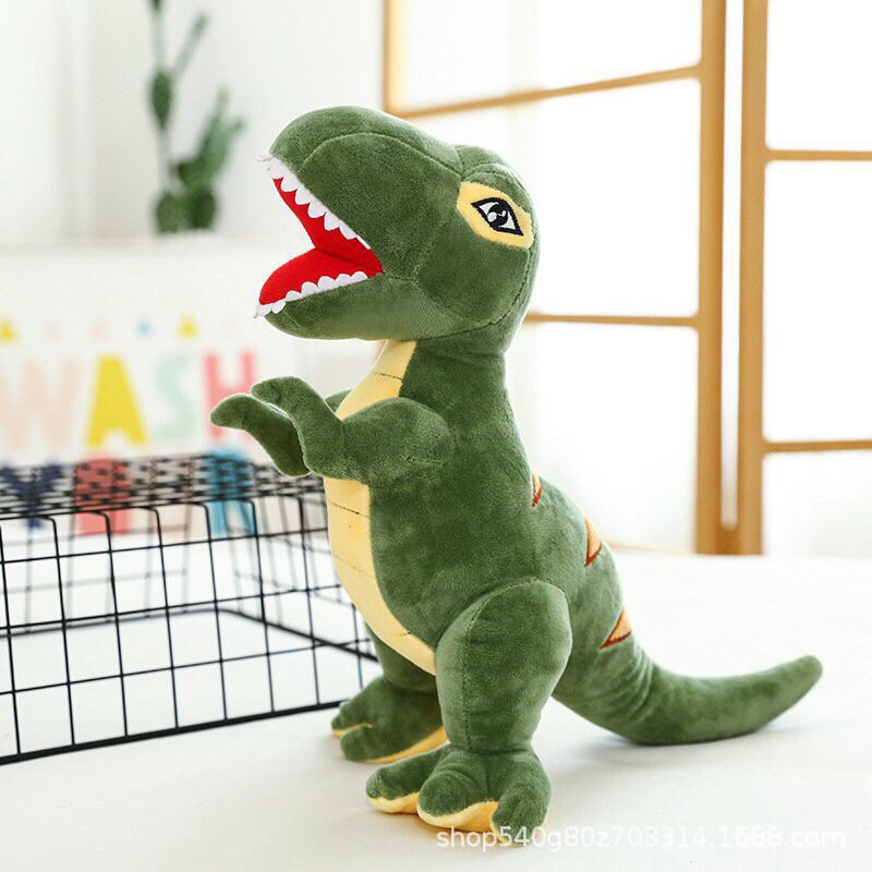 80cm Gấu Bông KHỦNG LONG BẠO CHÚA Cao Cấp - Lông Nhung Mềm Mị