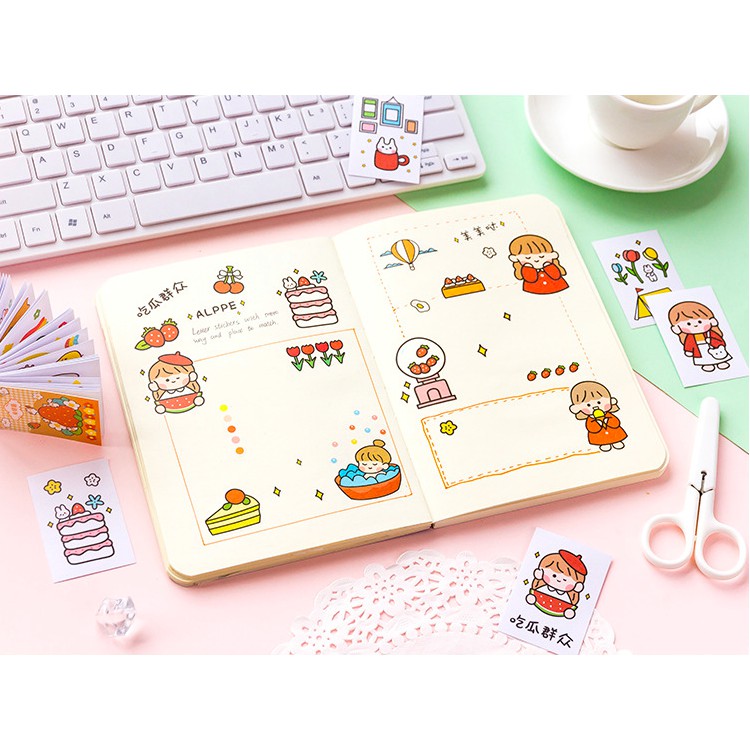 Sticker Washi dạng sổ tay mini