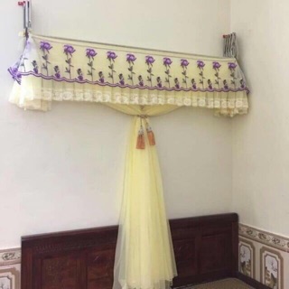 màn xếp không kèm khung 2mx2m50