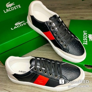 Giày dây Lacoste Courtlinee basic đế bằng