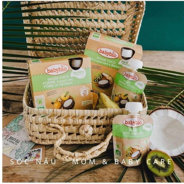 Dị Ứng Đạm Sữa Bò Sữa Chua Babybio Dừa Trái Cây Mix Bô Gạo Hữu Cơ Cho Bé Từ 6 tháng