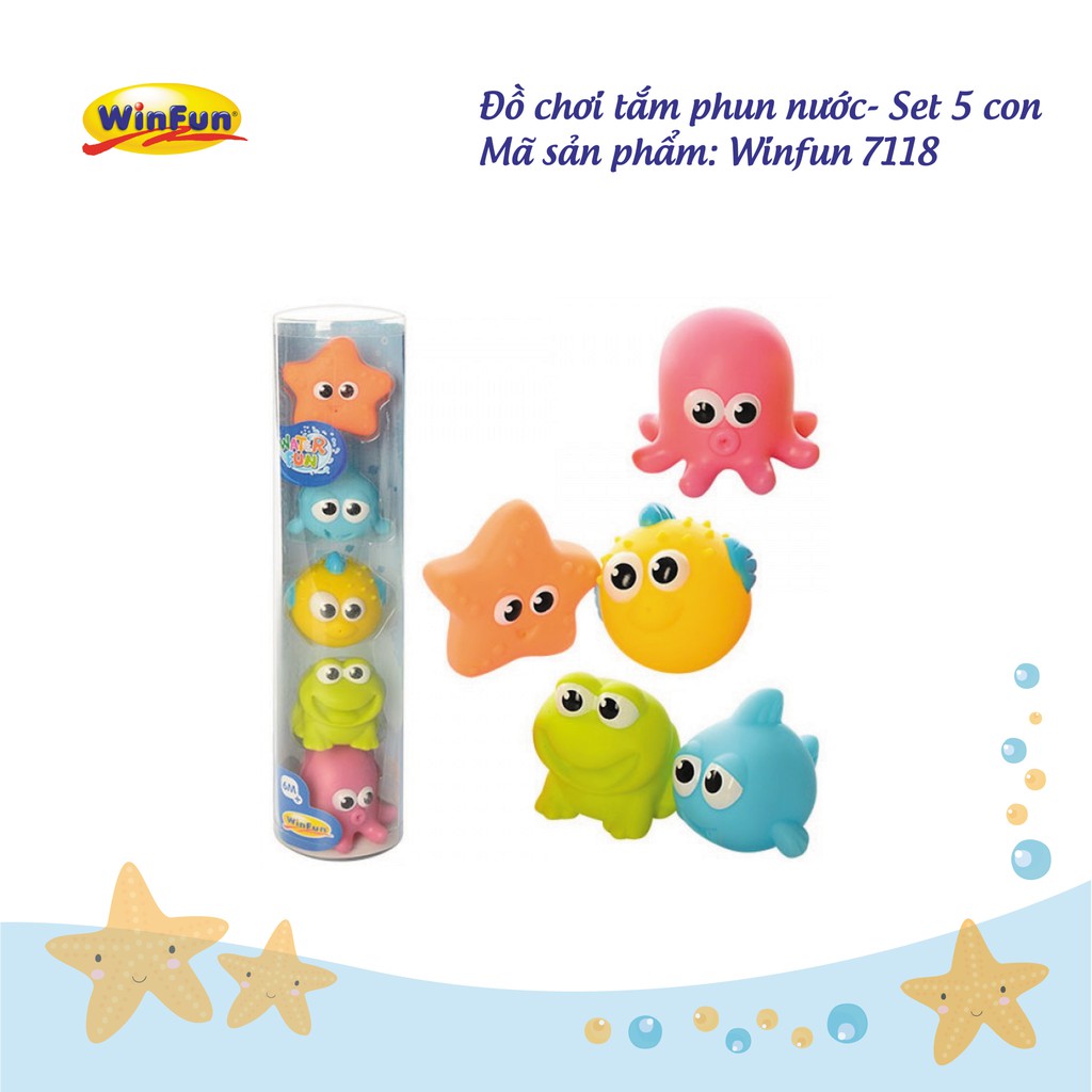 Đồ chơi tắm 5 món Winfun