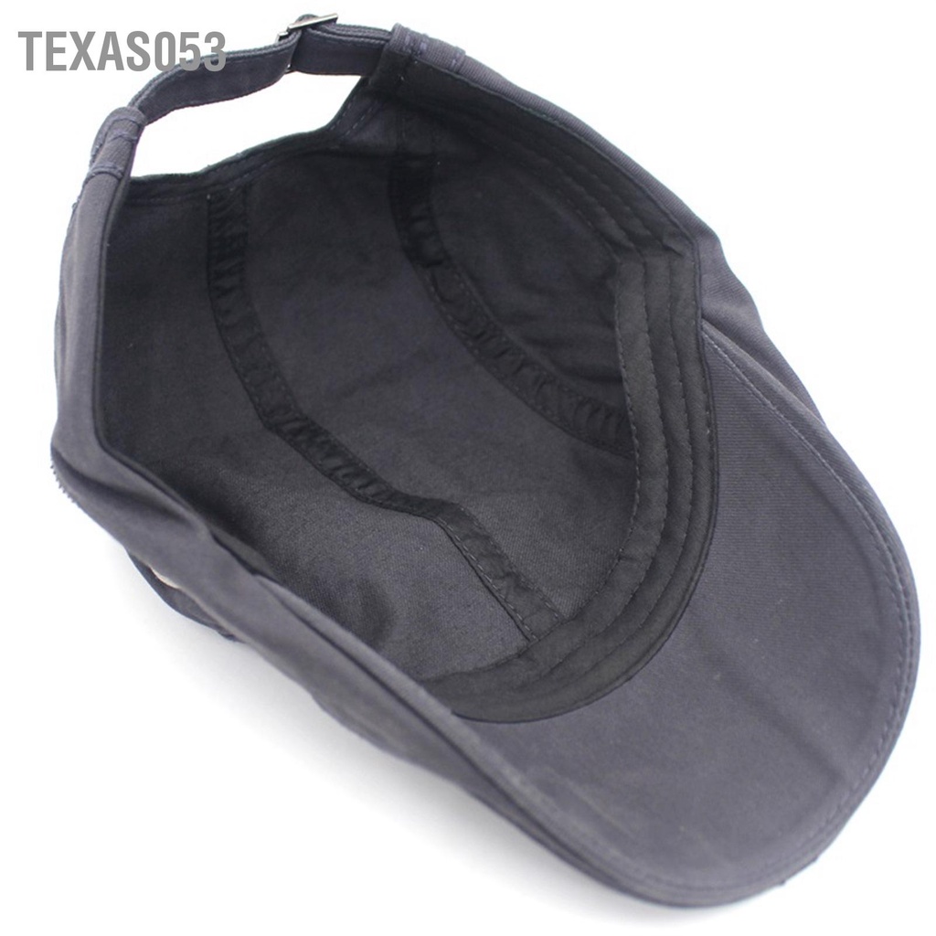 Texas053 Mũ beret dành cho nam Phong cách đơn giản Bông mềm mại thời trang Thông thường phục hàng ngày