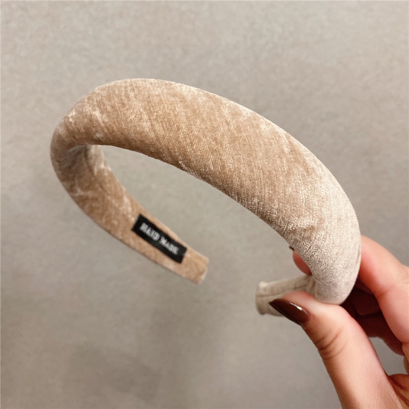 Băng đô cài tóc vải nhung mềm mại phong cách Hàn Quốc mới cho nữ