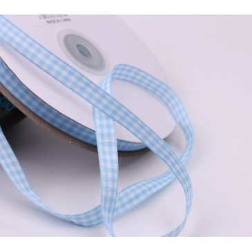 Ruy băng caro nhiều màu 1cm, cuộn 3m