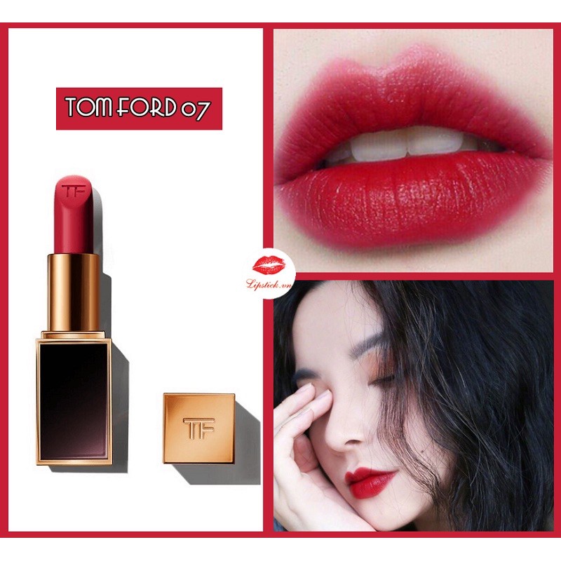 Son Tom Ford Màu 07 Ruby Rush (có clip thật)