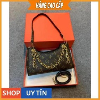 Túi xách nữ đeo vai đeo chéo Túi kẹp nách xách tay da vân cá sấu hàng 3 dây mẫu mới nhất TKNA03 + hình thật