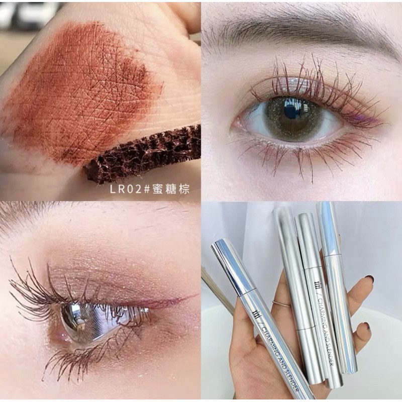 Mascara Màu Nâu Làm Dài, Dày, Cong Mi Tự Nhiên Chống Thấm Nước